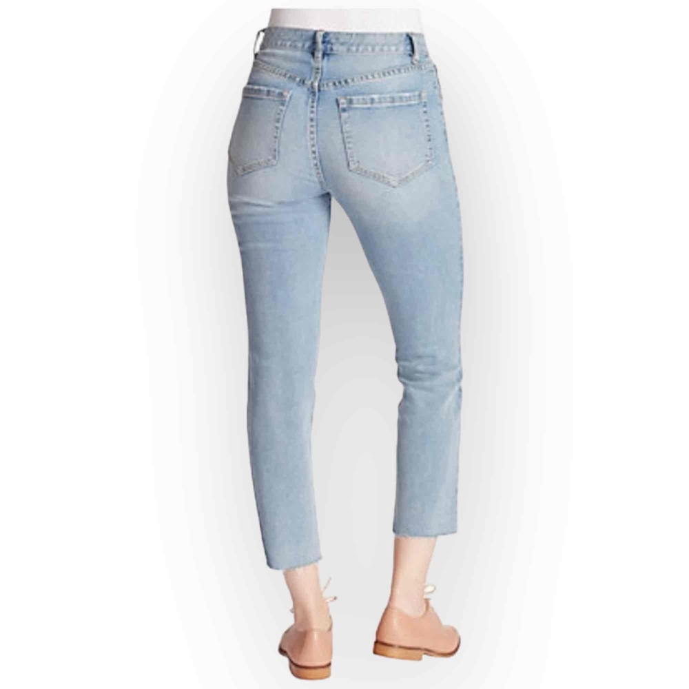 NWT Ella Moss High-Rise Slim Straight Ankle Jeans –Women’s 8/29– Light Wash - Picture 2 of 12
